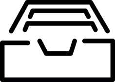 Opened Frontal Drawer Stencil Svg Design File, Free Vectors File
